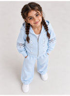 Girls' Zip Up Jacket & Long Pants