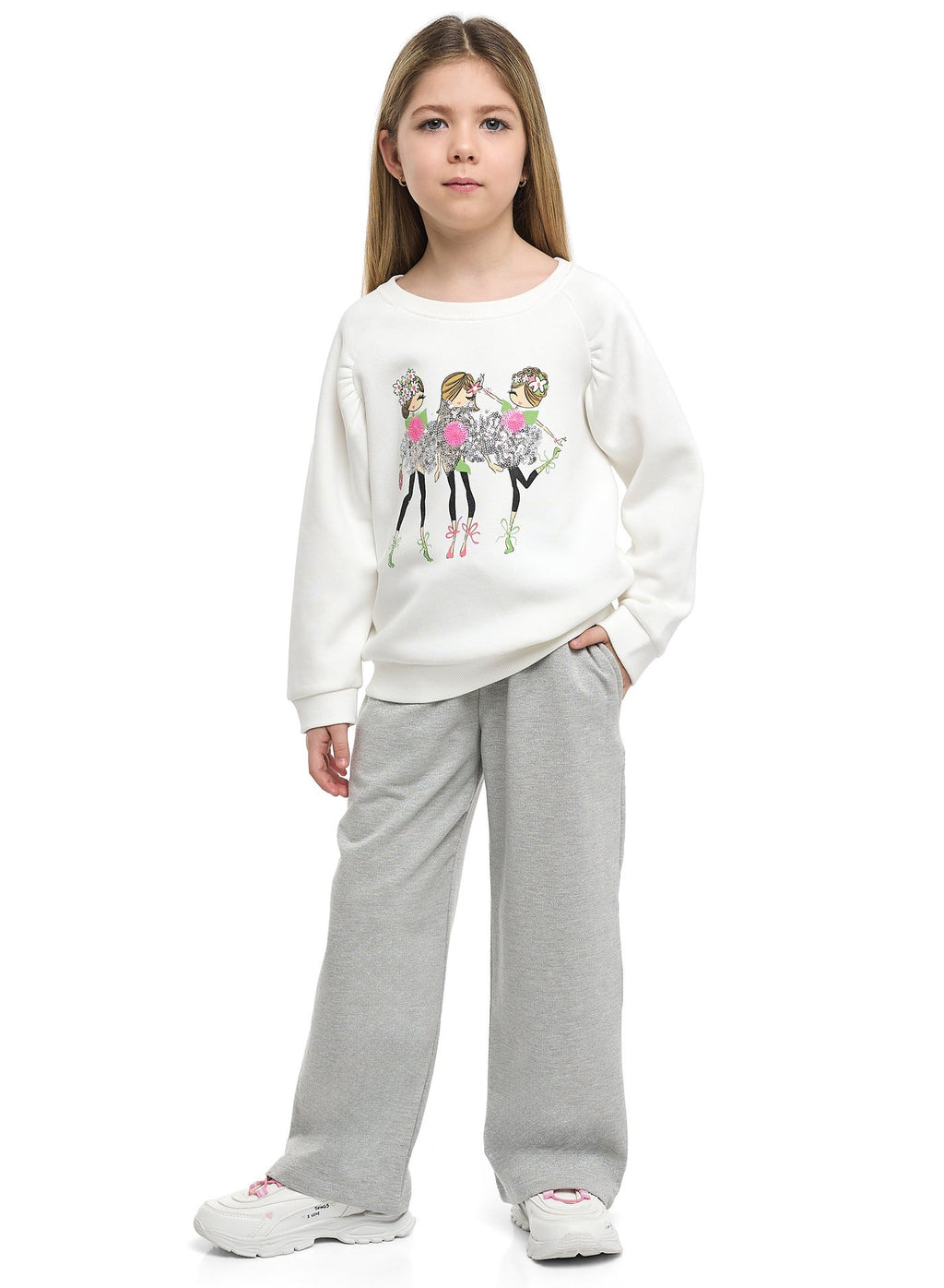 Girls Ballet Friends Fleece Tracksuit “ 2-Piece Set