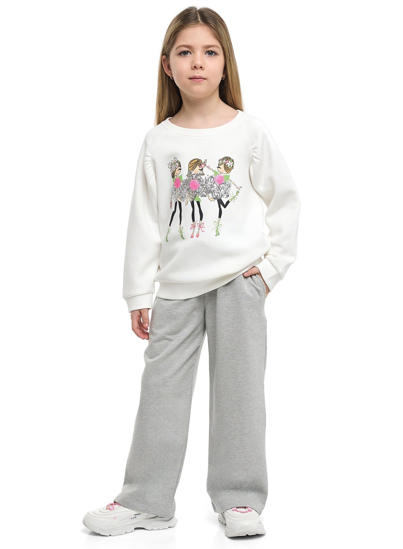 Girls Ballet Friends Fleece Tracksuit “ 2-Piece Set