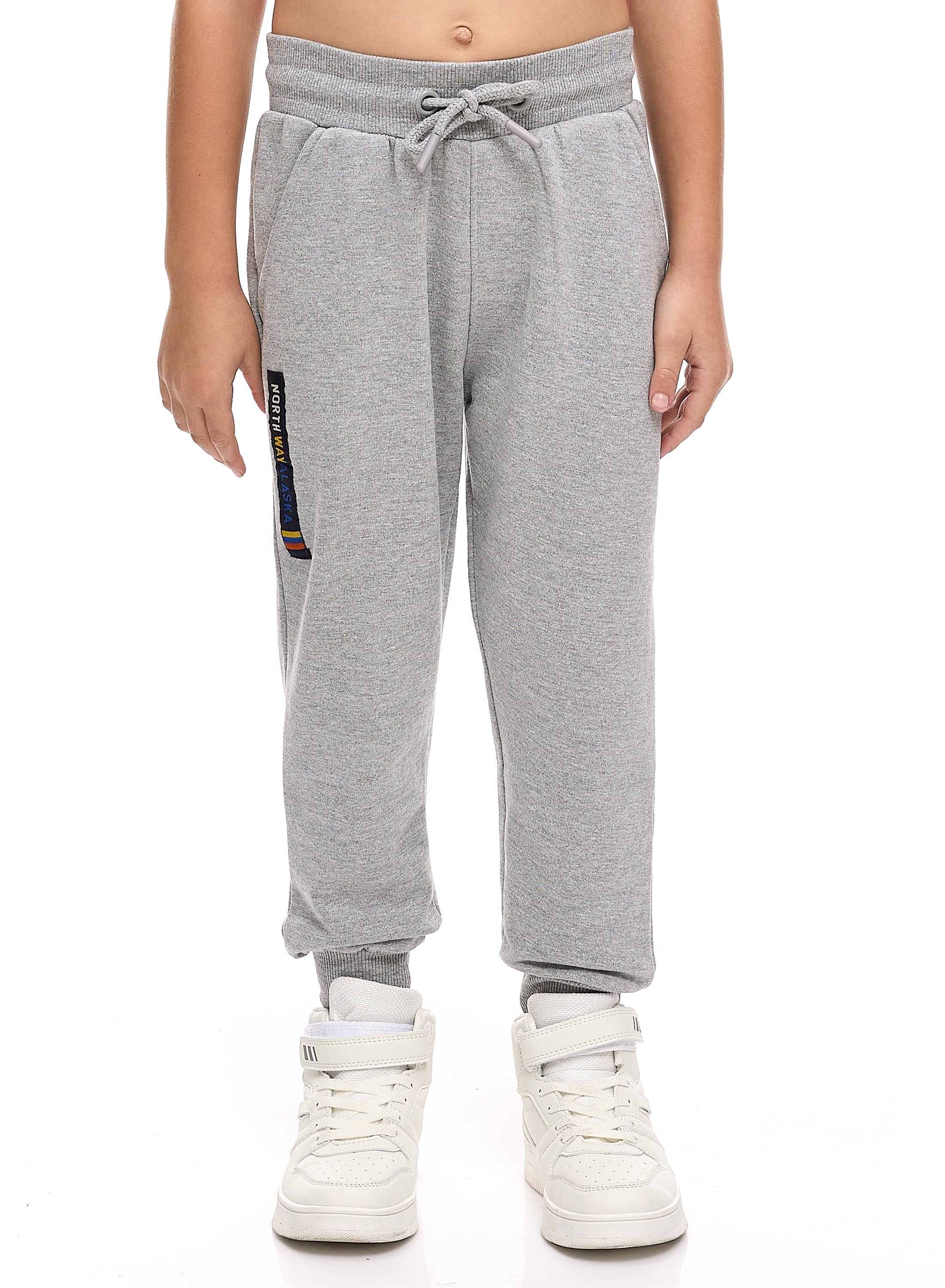 Boys' 2-Piece Sweatshirt And Jogger Set Navy-Grey Mil