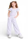 Girls Floral Ruffle