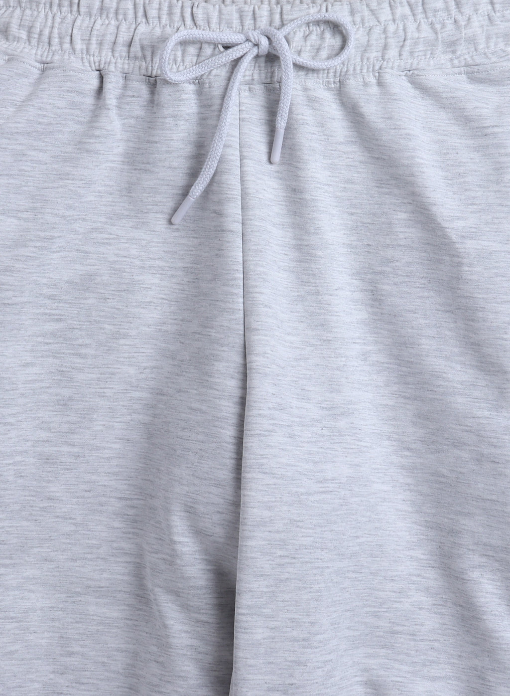 "Light Grey Straight-Leg Drawstring Joggers “Cotton Interlock