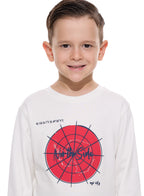Boys' 2-Piece Sweatshirt And  Jogger Set Off White-Navy
