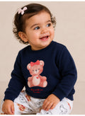 Girls 2-Piece Graphic Sweatshirt & Printed Jogger Pants Set