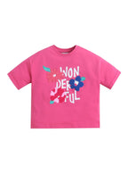 Girls Print T Shirt Set