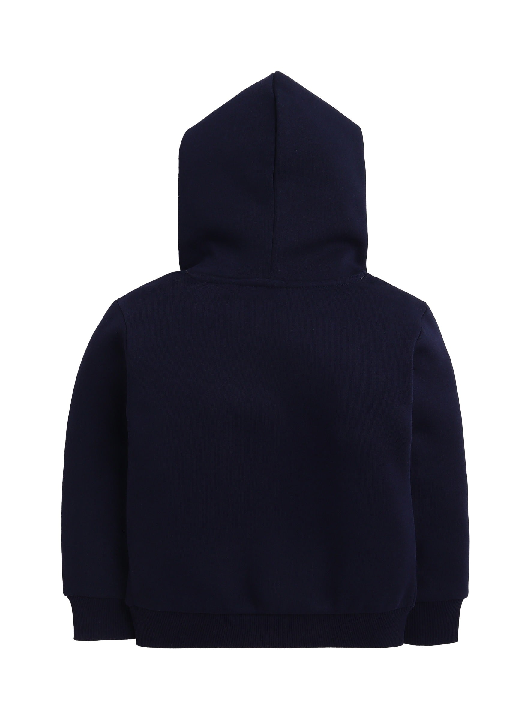Girls Œevery Moment Counts” Fleece Hoodie “ Navy