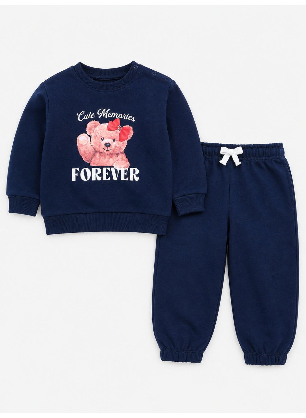 Girls 2-Piece Graphic Sweatshirt & Jogger Pants Set