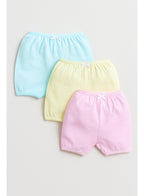 "3-Pack Bloomers For Baby Girls “ Soft Pastel Cotton Comfort "