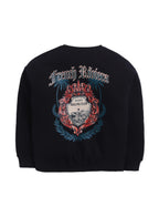 Boys’ Black Graphic Sweatshirt With Regal Back Print