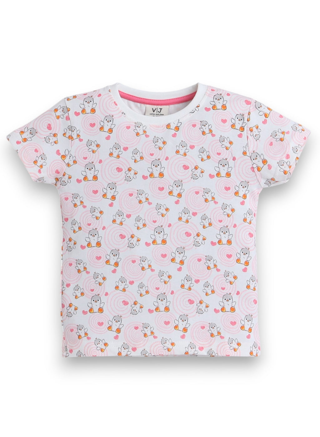 Victor And Jane - All-Over Printed T-Shirt And Pyjama Set