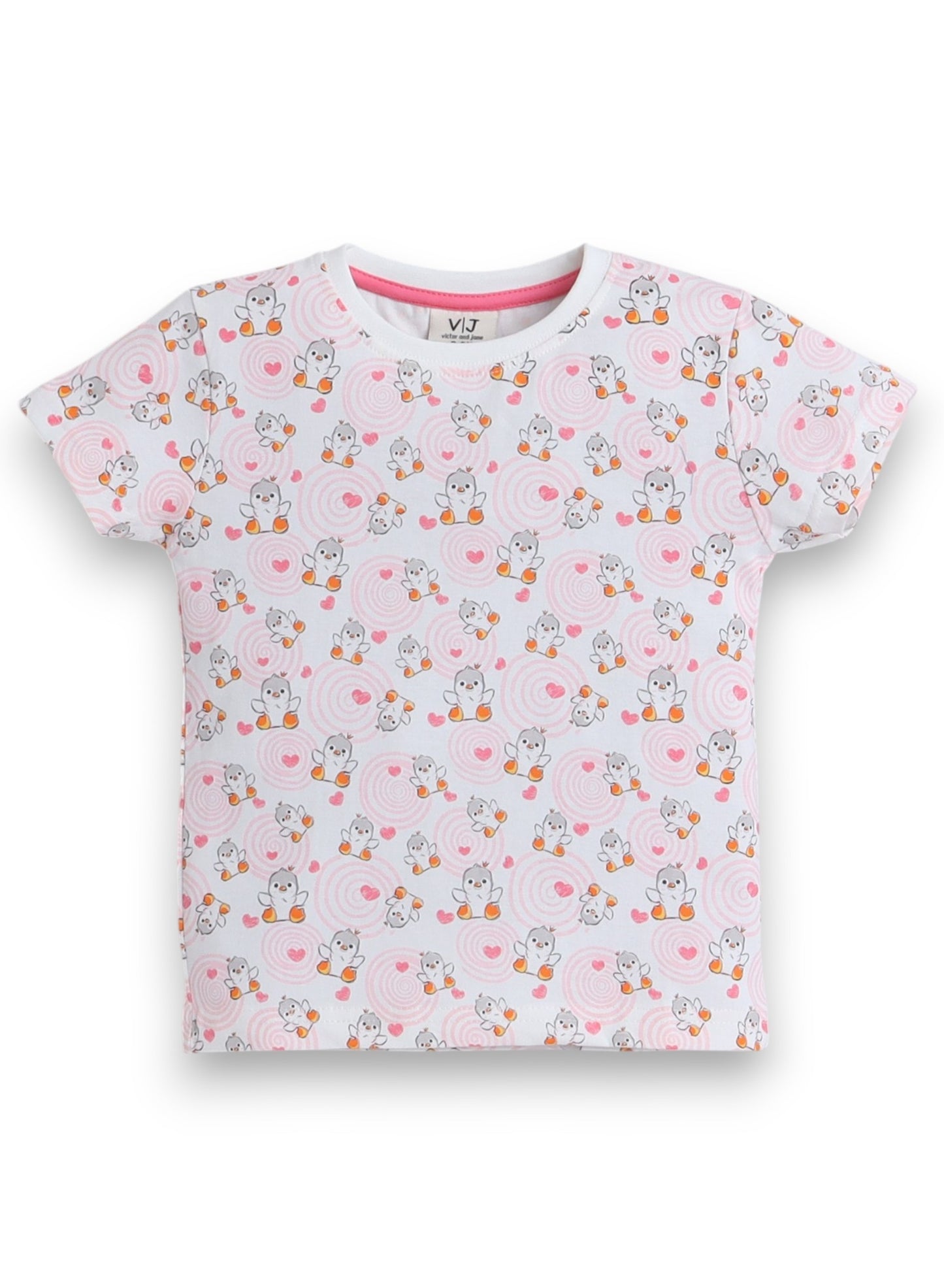 Victor and Jane - All-Over Printed T-shirt and Pyjama Set