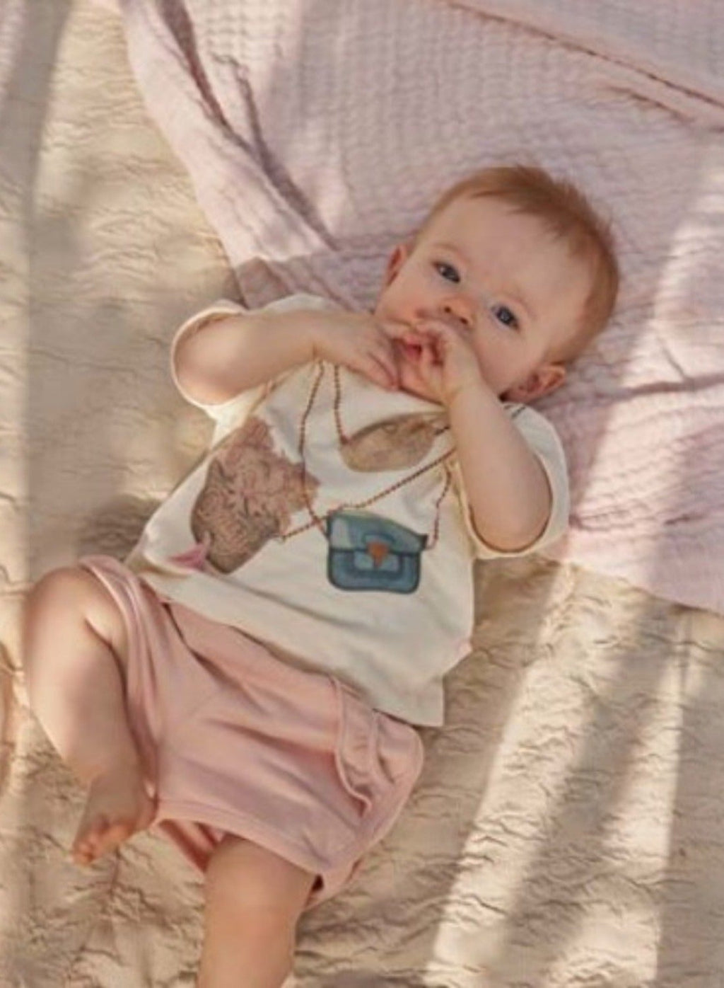 Dirkje Girls Set - T-Shirt Ss Loose Fit & Trousers