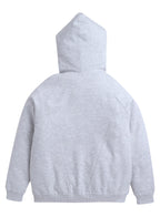 Light Grey Hoodie With Drawstring  “ 100% Cotton Fleece