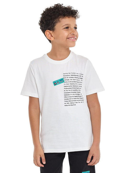 Victor and Jane Boys' 2PC Set – Game ready, Football, Championship, T-Set & shorts- Off White & Black