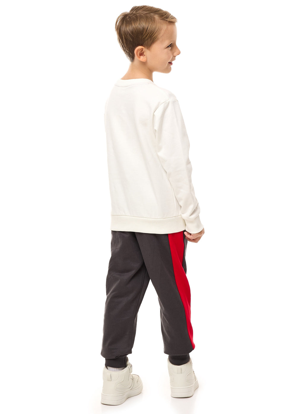 Boys' 2-Piece Printed Graphic Sweatshirt And Jogger Set