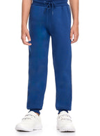 Victor And Jane Cotton You Theme Graphic Full Sleeves Sweatshirt & Joggers Set - White & Navy Blue