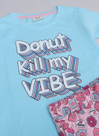 Victor And Jane - Printed T-Shirt And Pyjama Set