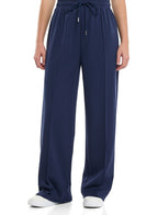 2 Piece Set- Navy Zip-Up Hoodie & Wide-Leg Trousers Set