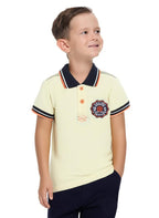 Victor & Jane Junior Boys' Polo T-Shirt “ With Embroidered Label Detail