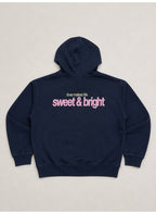 Girls Heart Detail and Graphic Back Sweatshirt Hoodie Top