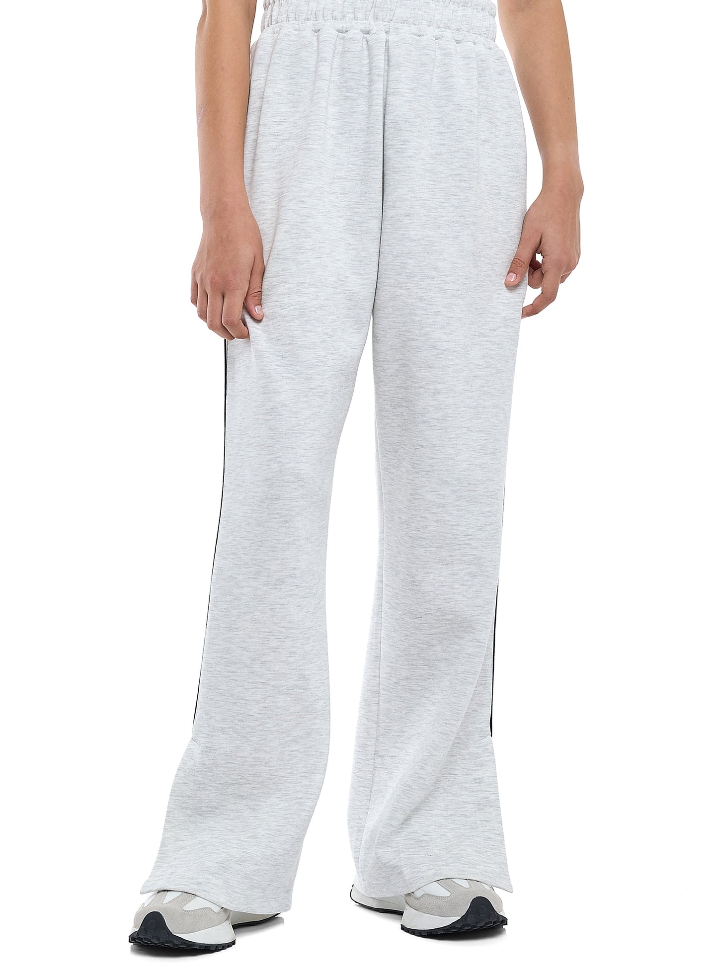 Girls’ 2-Piece Stretch Ribbed Lounge Set