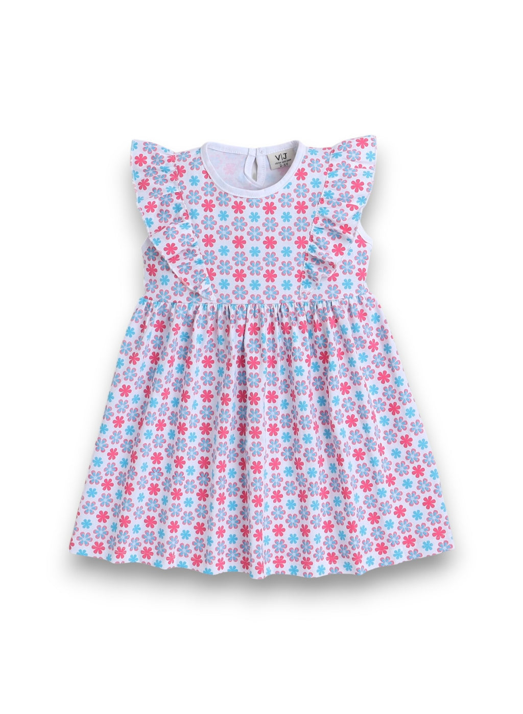 Victor And Jane - All-Over Printed Ruffle Dress (Pack Of 2)