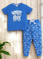 Victor And Jane - Printed T-Shirt And All-Over Printed Pyjama Set