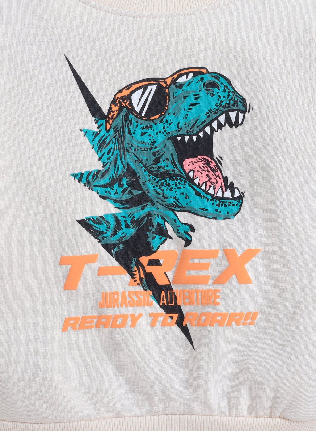 Boys' Off-White "T-Rex Adventure" Graphic Sweatshirt