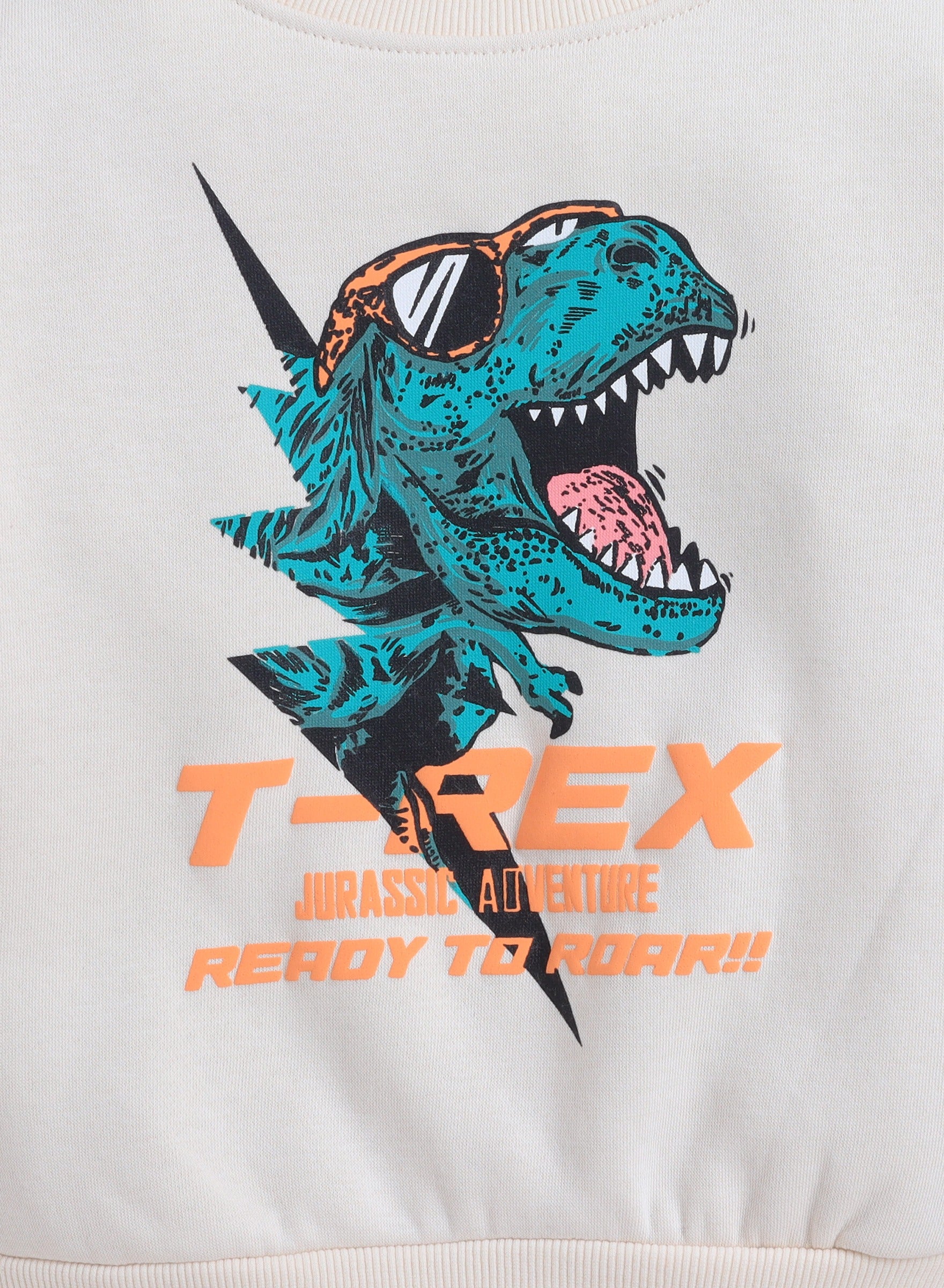 Boys' Off-White "T-Rex Adventure" Graphic Sweatshirt