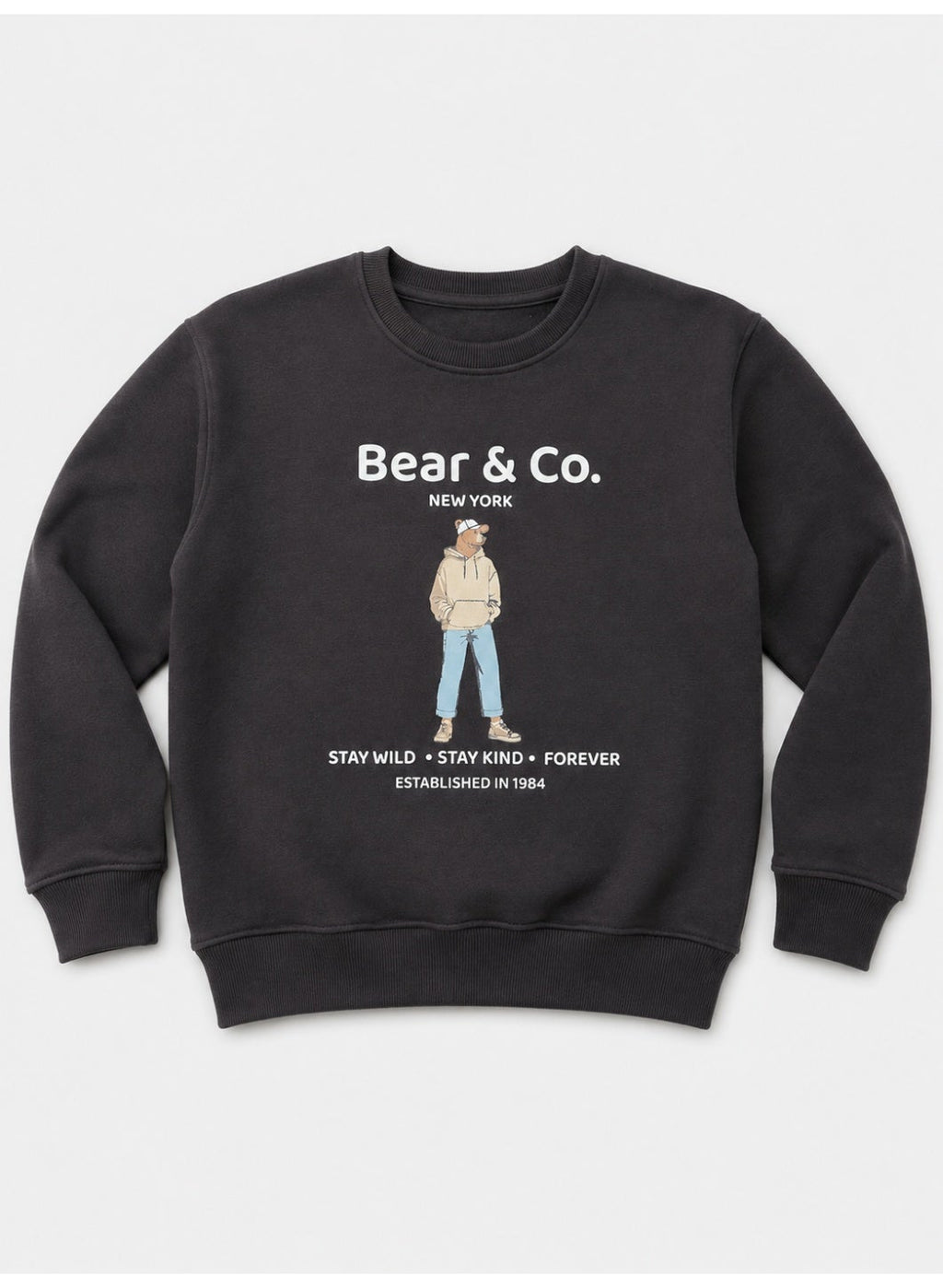 Girls Graphic Print Pullover