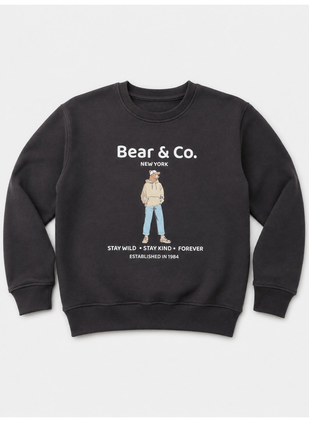 Girls Graphic Print Pullover