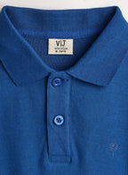 Victor & Jane Boys' Polo T-Shirt “ Navy