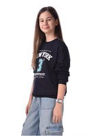 Girls Sweat-Top - Graphic Printed