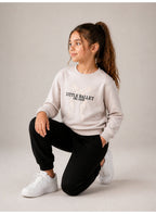 Girls "Little Ballet" Embroidery Pullover
