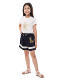 Girls T Shirt Shorts Set