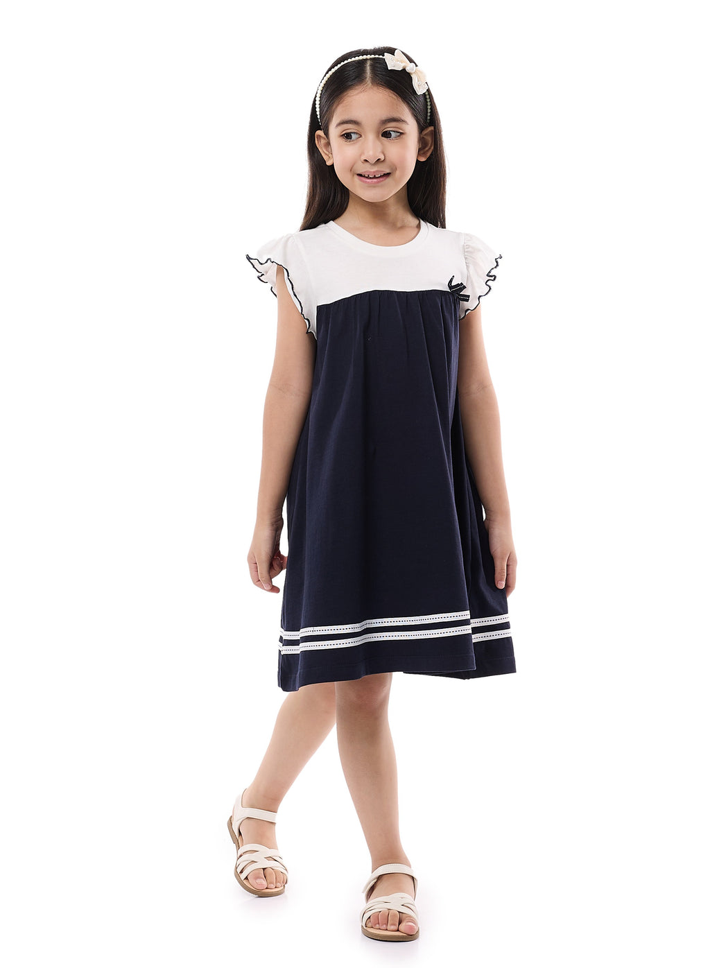 Colorblock Sleeve Dress