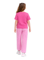 Girls Print T Shirt Set