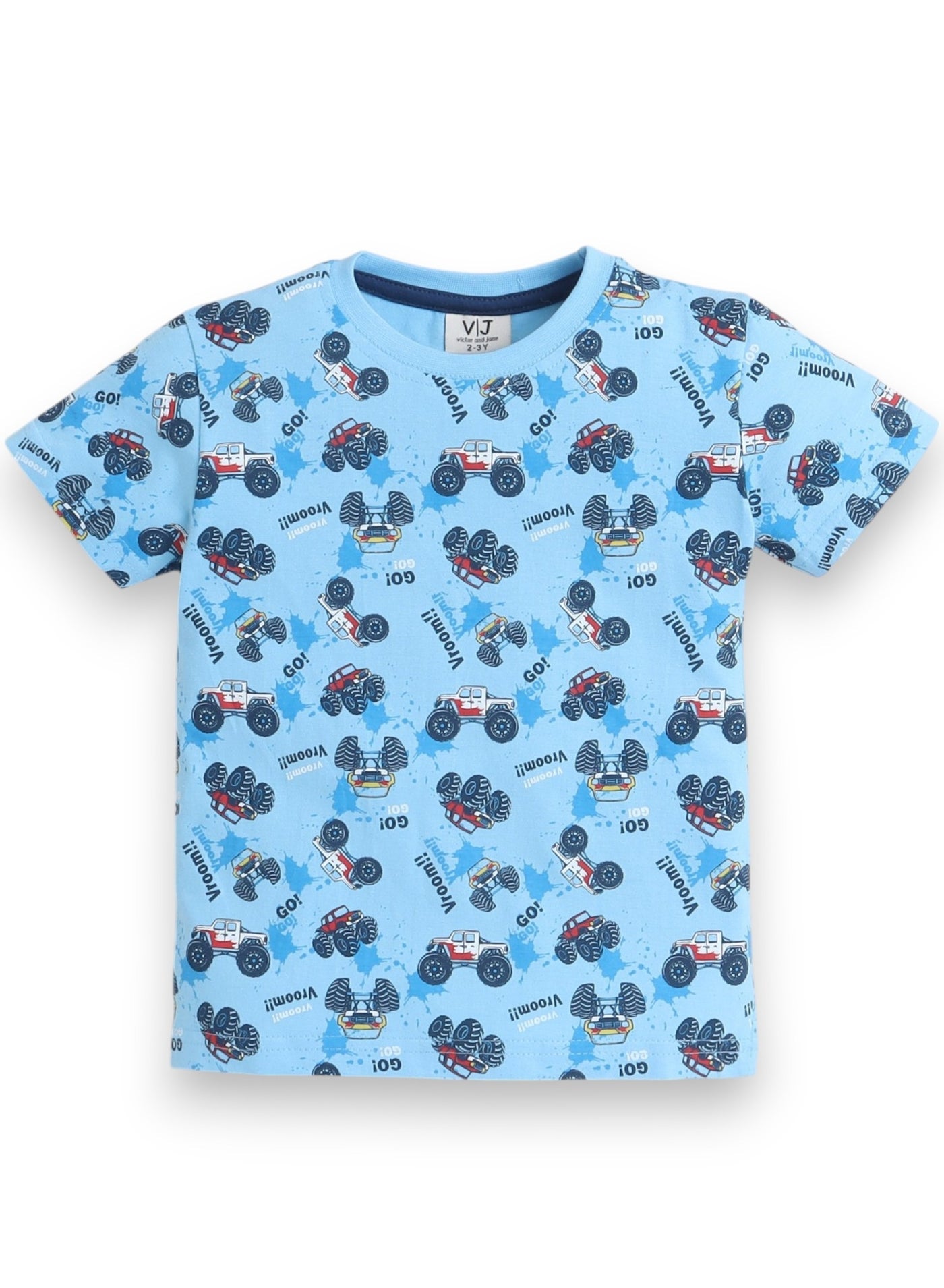 Victor And Jane - All-Over Printed T-Shirt And Shorts Pyjama Set