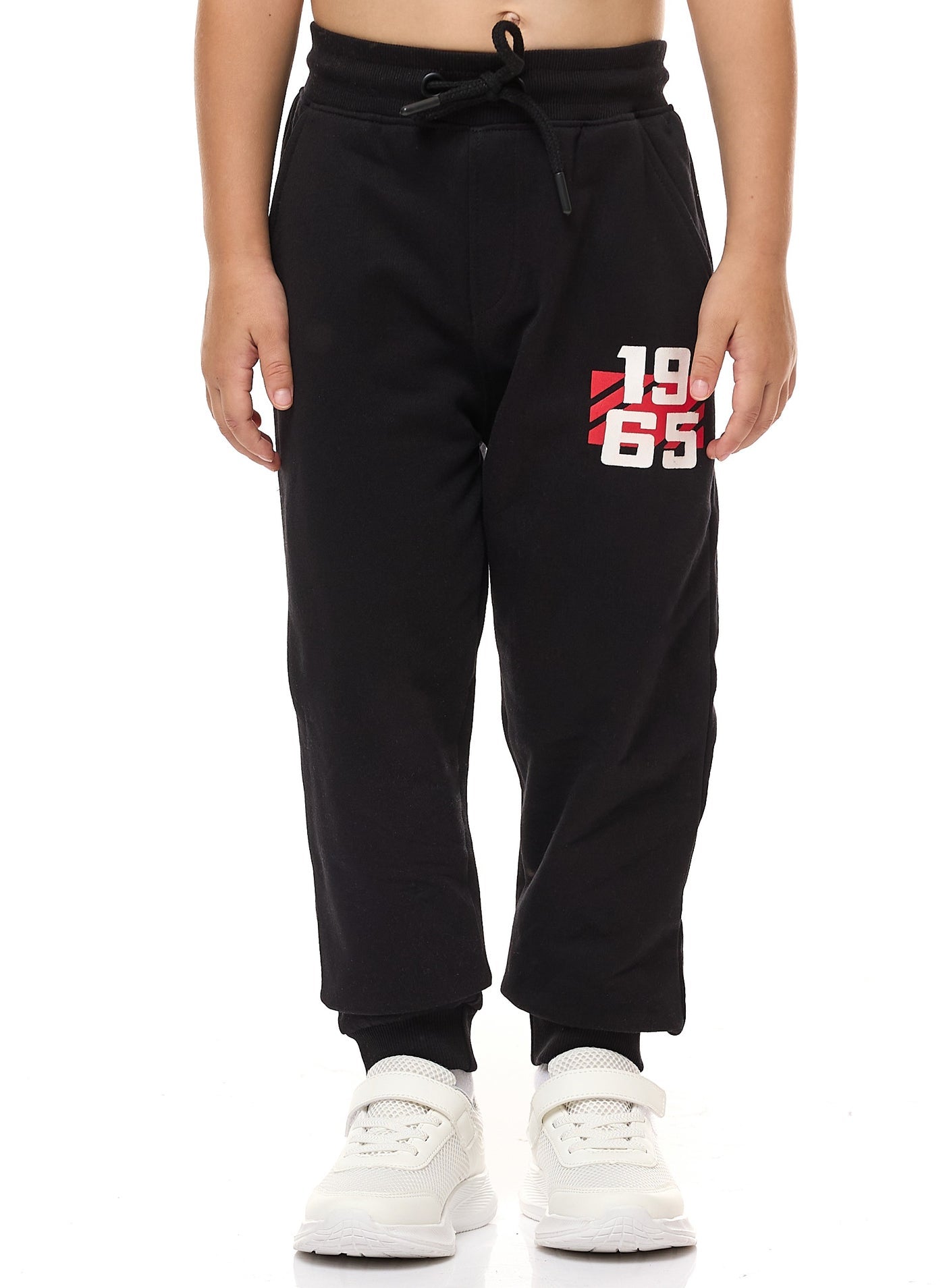 Boys' 2-Piece Sweatshirt And Jogger Set (2 -8 Yrs) Red-Black