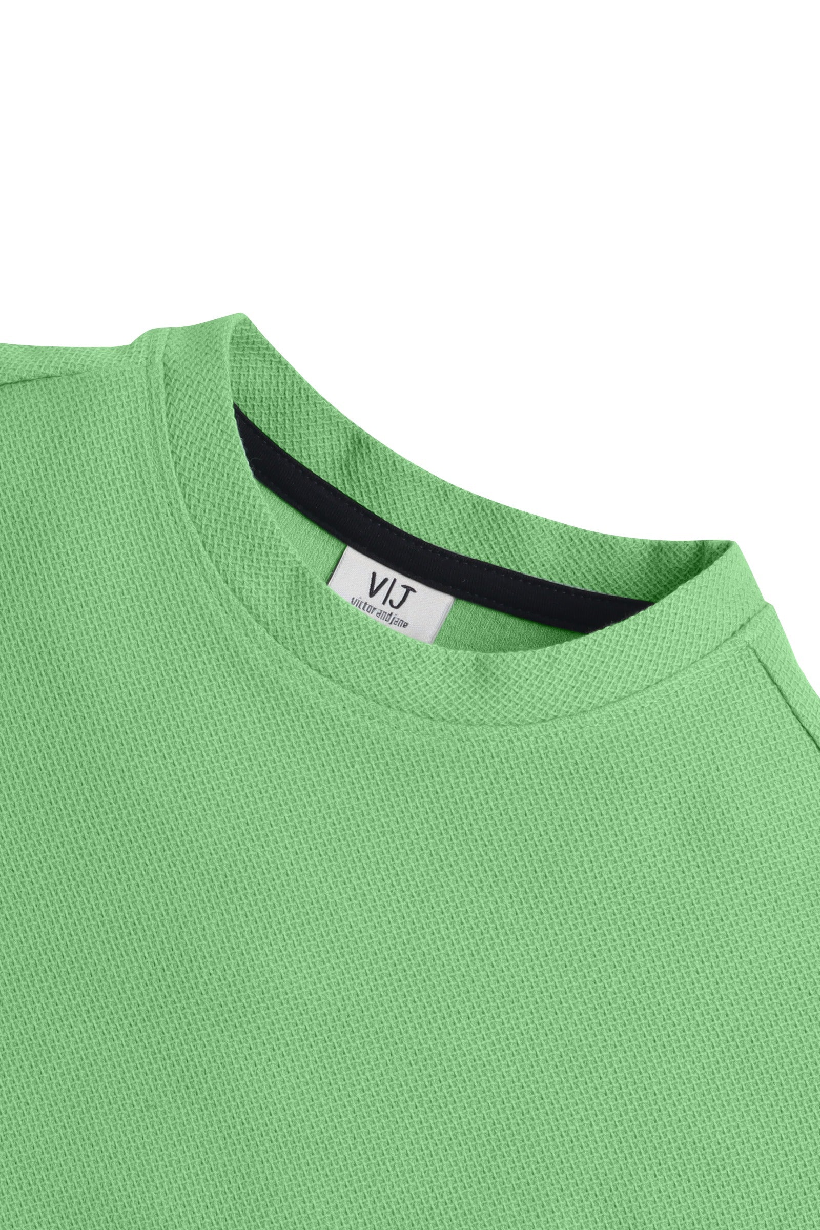 Junior Boys Cotton Tee - Fresh Green