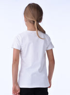 Victor And Jane Love Graphic Fashion T-Shirt - White