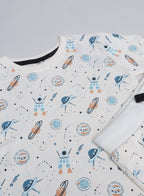 Victor And Jane - All-Over Printed T-Shirt And Shorts Pyjama Set