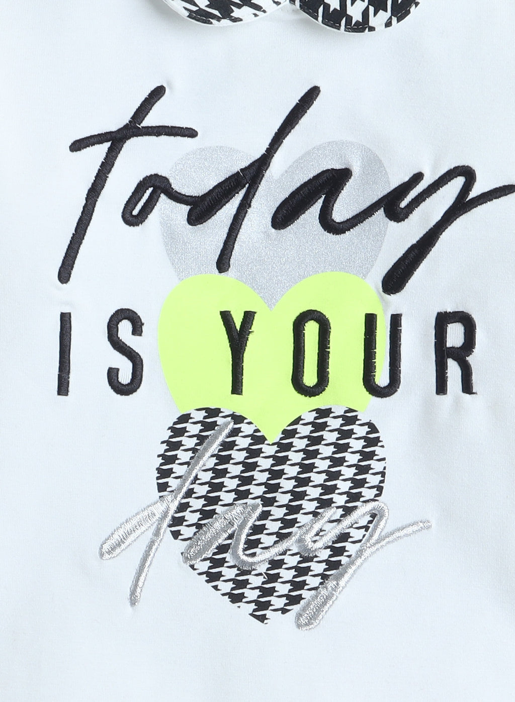 Glitter Printed Top With Legging - Set