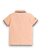 Victor & Jane Senior Boys' Polo T-Shirt “ With Embroidered Label Detail