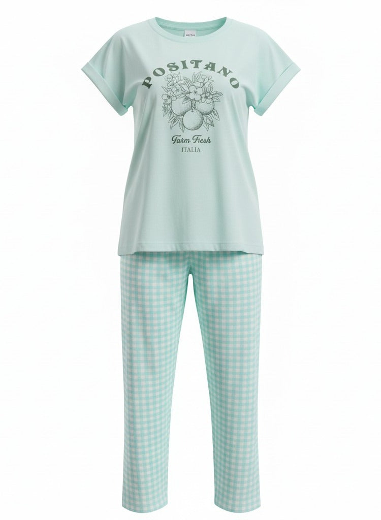 Graphic Pyjama Set