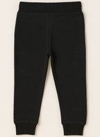 Boys French Terry Joggers With Drawstring Closure “ Black