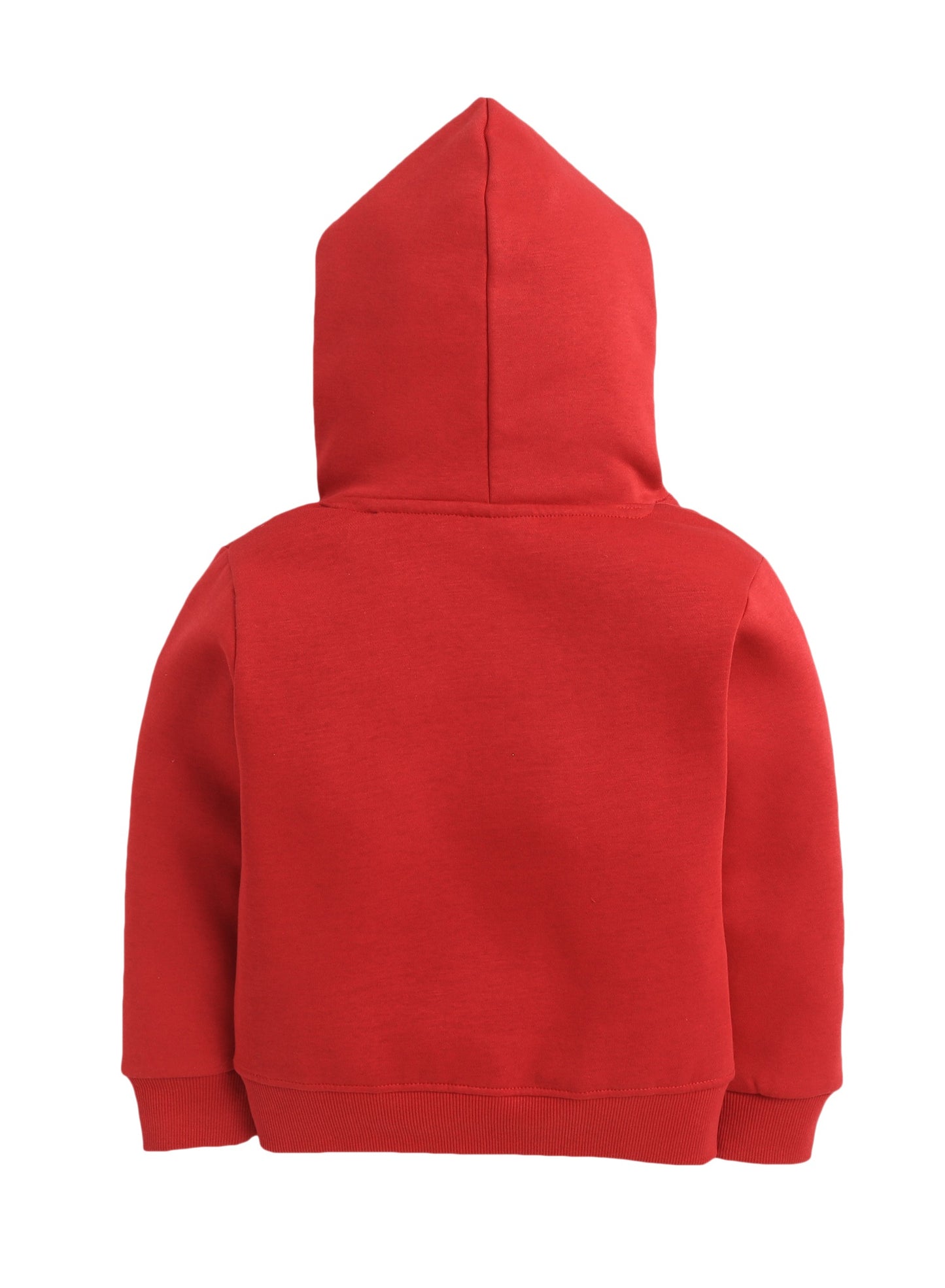 Boys' Red "Lively Club" Hooded Sweatshirt