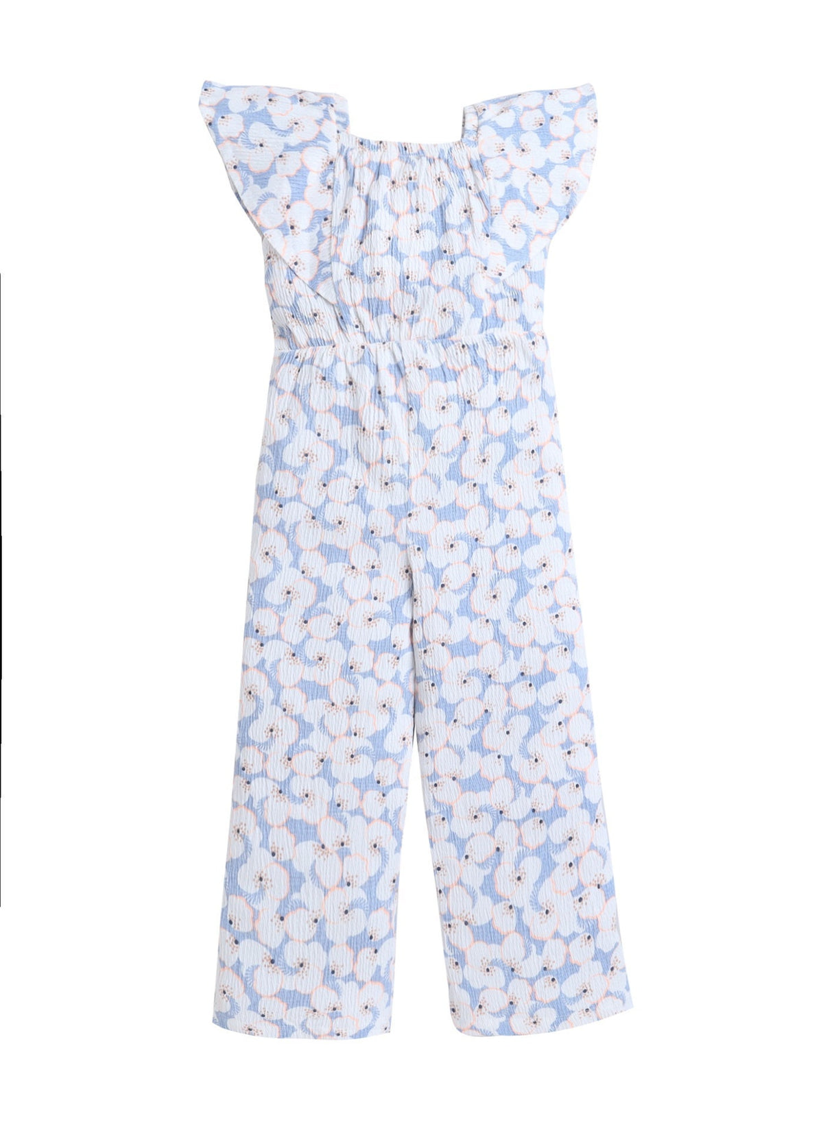 Girls Floral Ruffle