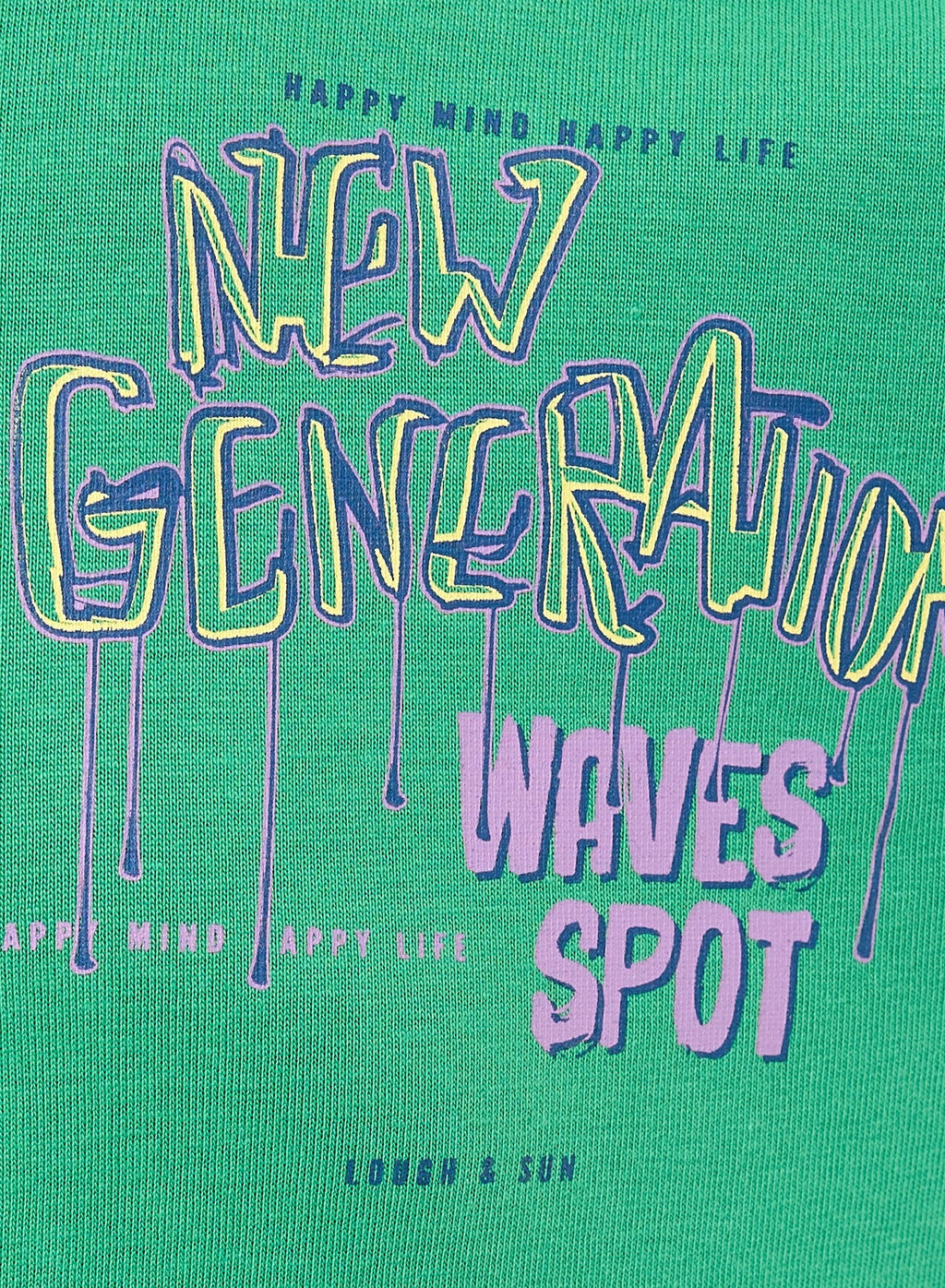 Victor and Jane Graphic Oversized T-shirt - Green