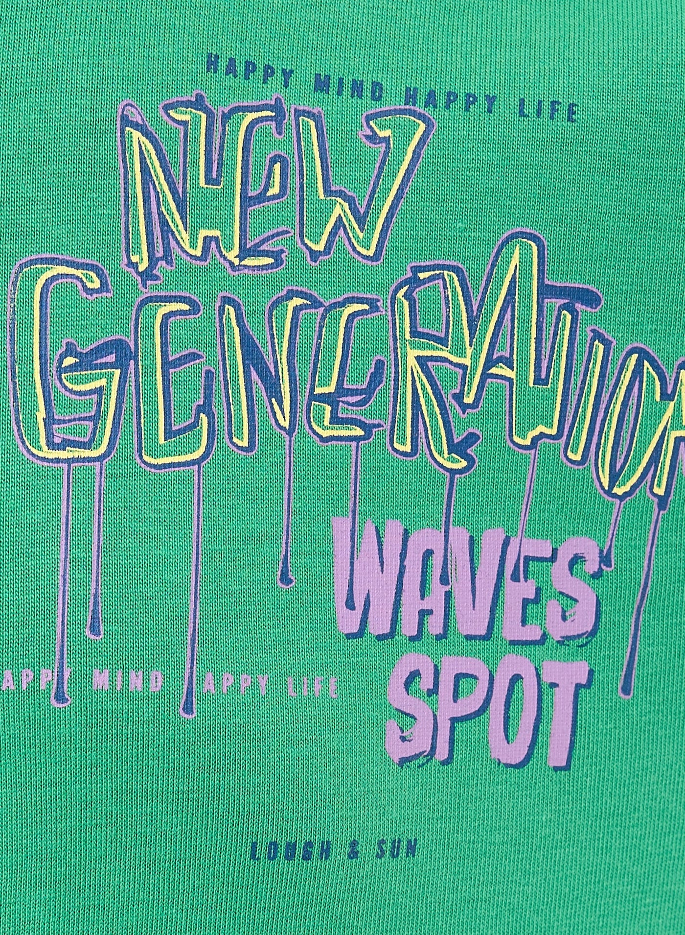 Victor and Jane Graphic Oversized T-shirt - Green